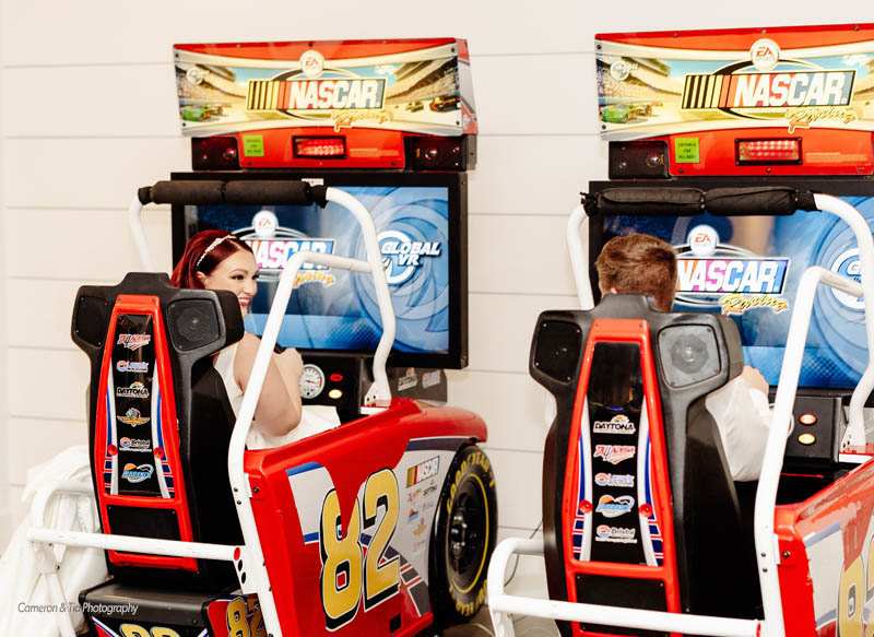 Rent a driving game like NASCAR for your next event