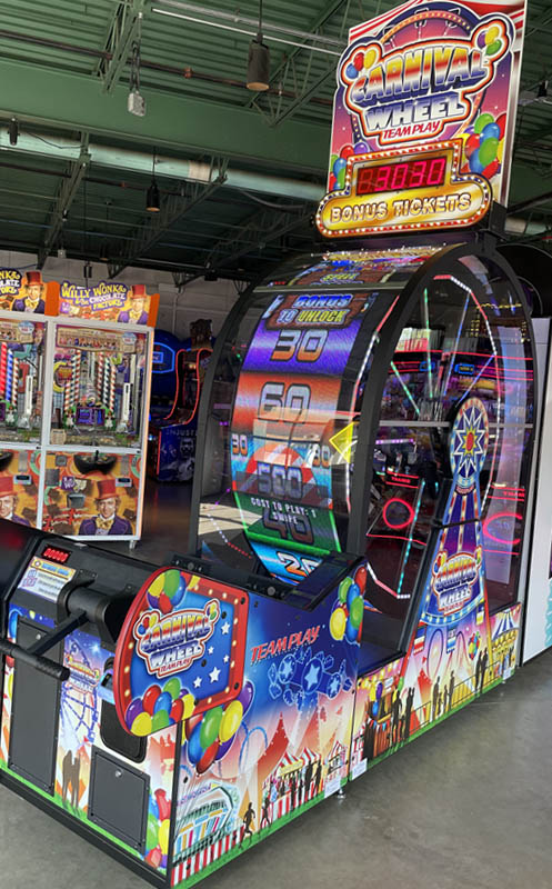 Valleyfair Carnival Wheel Arcade Game