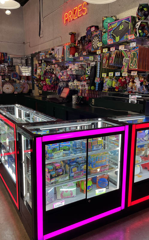 Valleyfair Hi-Test Arcade is Open New Prize Counters