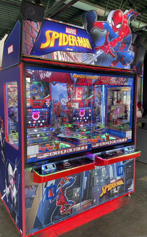 Valleyfair Spider-Man Coin Pusher